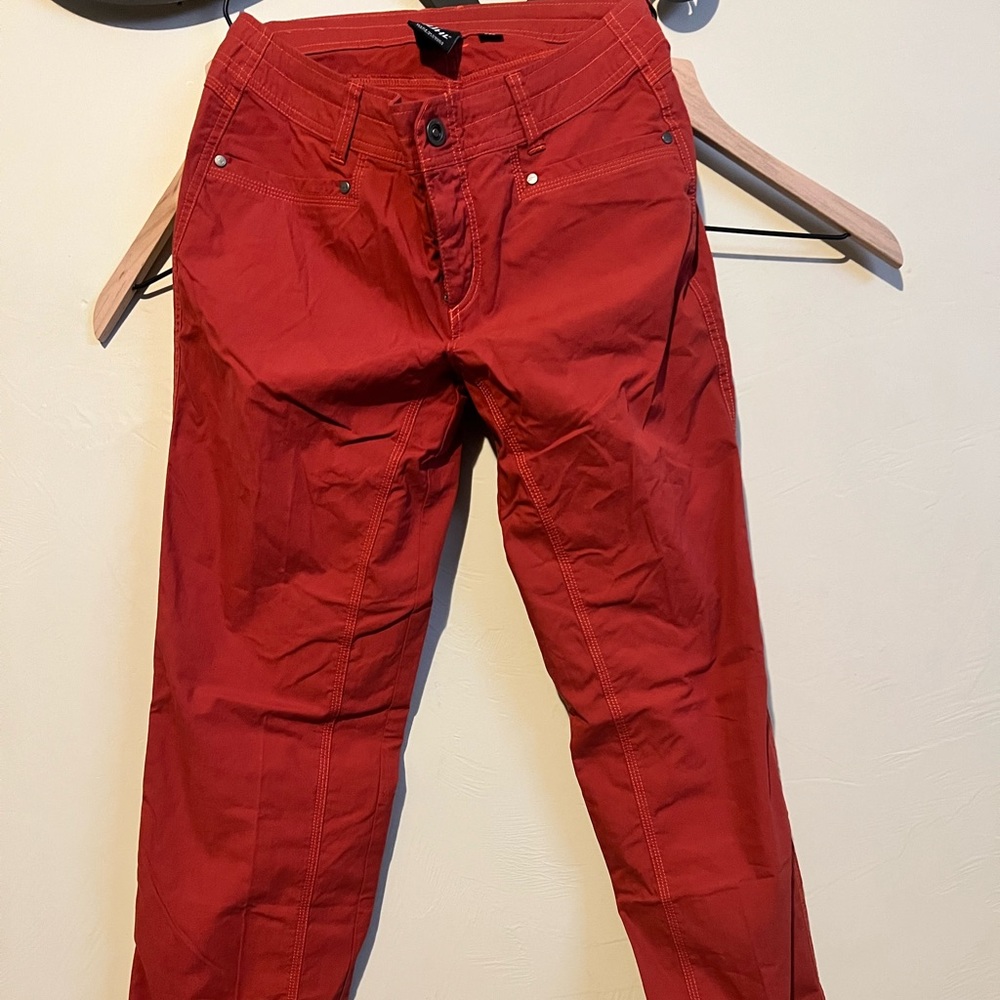 Kohl, red hiking pants- Size 8 / 10. Fits like size 8, maroon-ish, brown-ish red